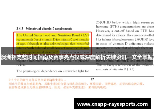 澳洲杯完整时间指南及赛事亮点权威深度解析关键资讯一文全掌握 澳洲杯完整时间指南及赛事亮点权威深度解析关键资讯一文全掌握